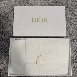 Dior Luxurious White Box with Gold Logo